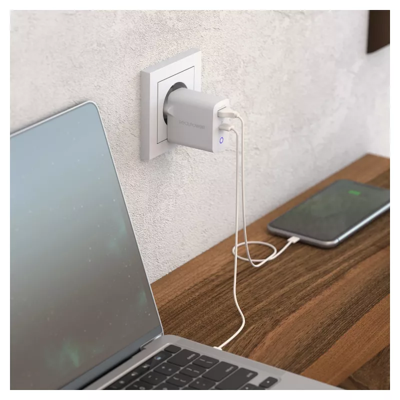Caricabatterie RealPower PC-65 GaN 65W