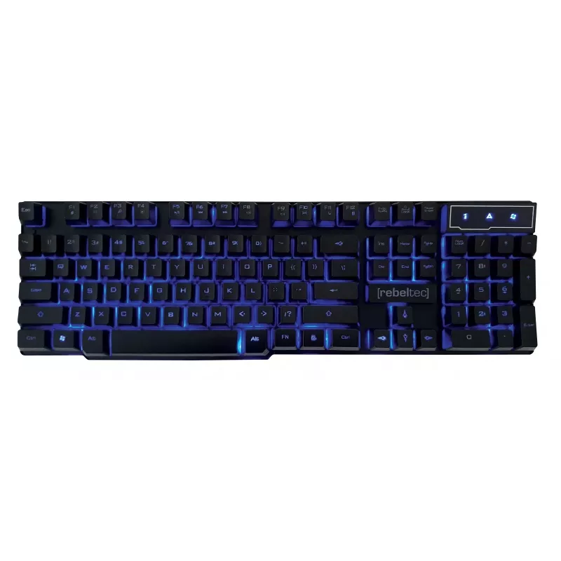 Tastiera e mouse inclusi Rebeltec SHERMAN Gaming USB QZERTY inglese nero