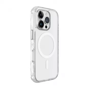 Custodia protettiva LAUT CRYSTAL MATTER X per iPhone 16 Pro, trasparente, PC+TPU, compatibile con 6,1 pollici