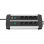 Prolunga elettrica Brennenstuhl 1391000908 3 m 8 prese AC per interni nero bianco