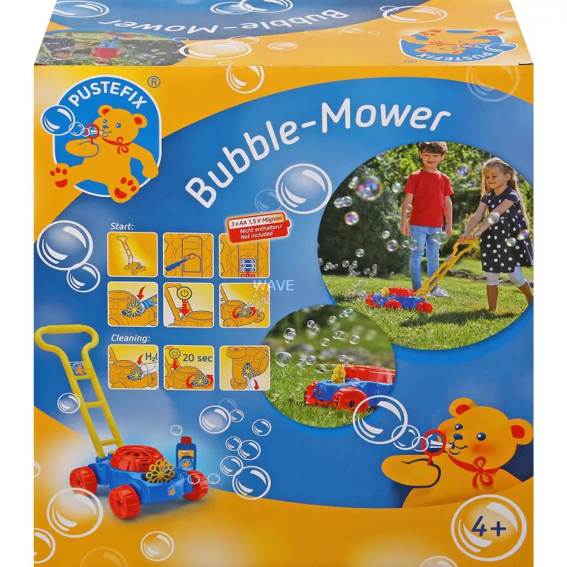 Rasaerba Bubble-Mower, bolle di sapone blu/rosso