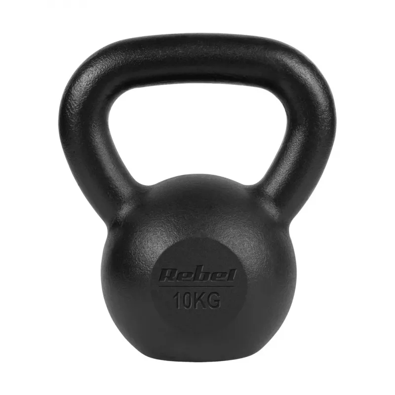 Kettlebell Rebel Active 10 kg ferro RBA-2323-10 – kettlebell in ghisa per allenamento della forza
