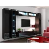 Armadietto chiuso Cama VIGO '180' 180/40/30 nero/nero lucido