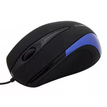 Esperanza EM102B - mouse - ottico - 3 tasti - nero