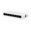 Switch unmanaged GEMBIRD NSW-G8-01 – 8× Gigabit Ethernet (10/100/1000), bianco, DC 5V