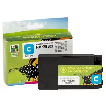 Compatibile Static Control HP 953XL (F6U16AE) cartuccia d'inchiostro, ciano (nuovo chip)