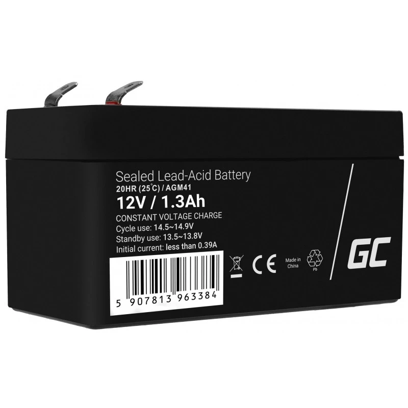 Batteria AGM VRLA 12V 1,3Ah senza manutenzione