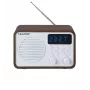 Radio portatile con Bluetooth e USB BLAUPUNKT PP7BT, colore: marrone legno/bianco