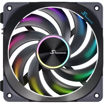 Ventola Seasonic MagFlow ARGB 12 cm 2000 RPM nera