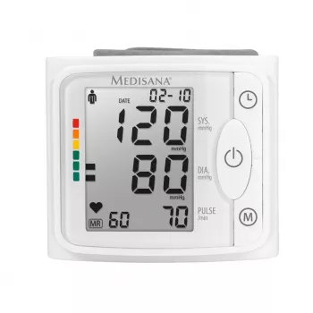 Medisana BW 320 misuratore di pressione da polso - automatico, 2 utenti, 120 posizioni di memoria