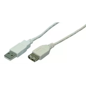 Cavo USB LogiLink 2 m USB 2.0 USB A grigio