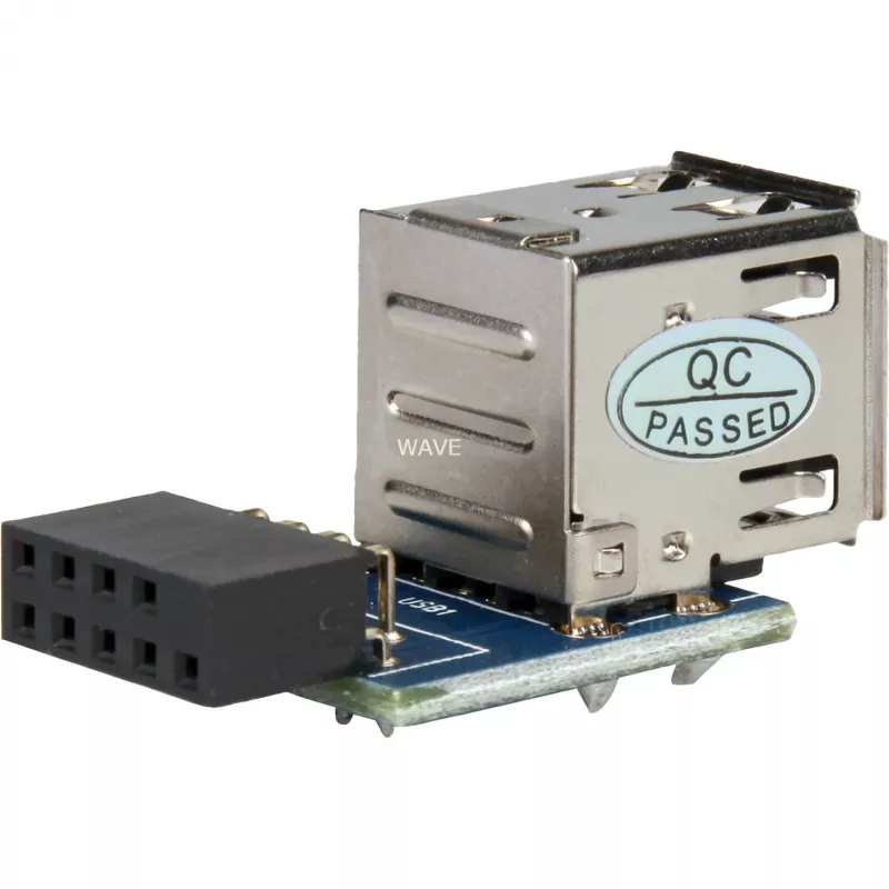 Adattatore DELOCK 1 x 9 pin 2,54 mm a 2 x USB 2.0-A 41825