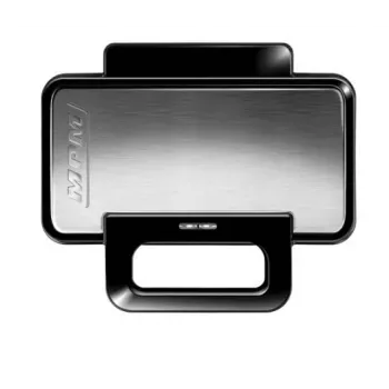Sandwichmaker MPM MPO-43M 3in1 1000W – pressa per sandwich multifunzione per 4 sandwich, grigliare, tostare e waffle, nero