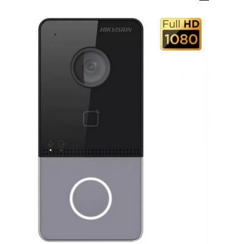 Videocitofono Hikvision DS-KV6113-WPE1(C) 2 MP nero, grigio