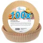 Inserti per friggitrice in carta Extralink HOME rotondi 16 cm, confezione da 100