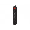 Multipresa Lanberg PS1-05E-0300-BK, 5 prese, 3 m, nera, con interruttore