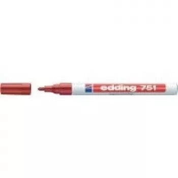Pennarello colorato Edding 750 (modello 4-750-1-3002) rosso, punta 2–4 mm, inchiostro permanente coprente