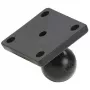 Piastra base RAM Mounts rettangolare (2 x 1.7 ) - sfera B (1 ), fori AMPS (RAM-B-347U)