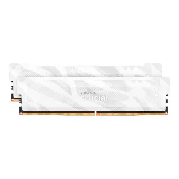 Crucial Pro OC 32GB (2x16GB) DDR5 PC5-48000C32 6400MHz Dual Channel Kit - bianco