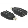 DeLOCK – Adattatore video/audio – HDMI – HDMI, 19 poli (F) – Mini DisplayPort (M) – (DisplayPort 1.1) – nero (65552)