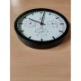 NeXtime orologio 2635zw stazione meteo, Ø34 cm, da parete, nero