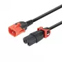 Adattatore per cavo di alimentazione MicroConnect MC-DUALC14C15-2M — doppio C14 su C15, 2 m