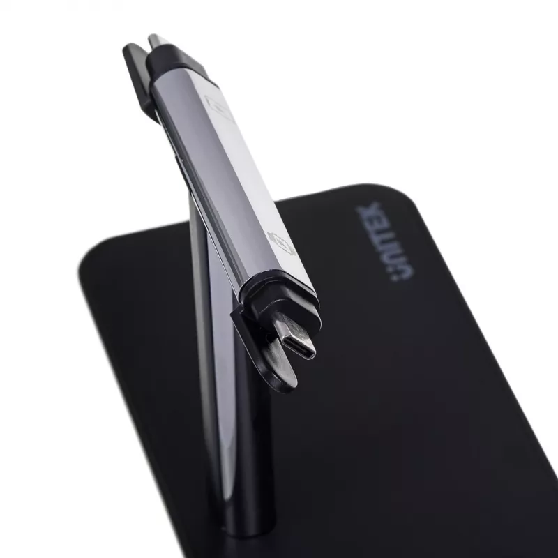 Stazione di ricarica a sé stante UNITEK P1212A 15 W wireless ABS nero argento