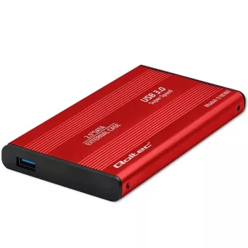 Case per HDD/SSD QOLTEC 51860 per unità SATA III da 2,5