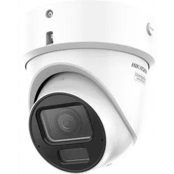 Telecamera turret Hikvision DS-2CD2H46G2H-IZSY 4 MP, ColorVu, obiettivo varifocale motorizzato 2,8–12 mm