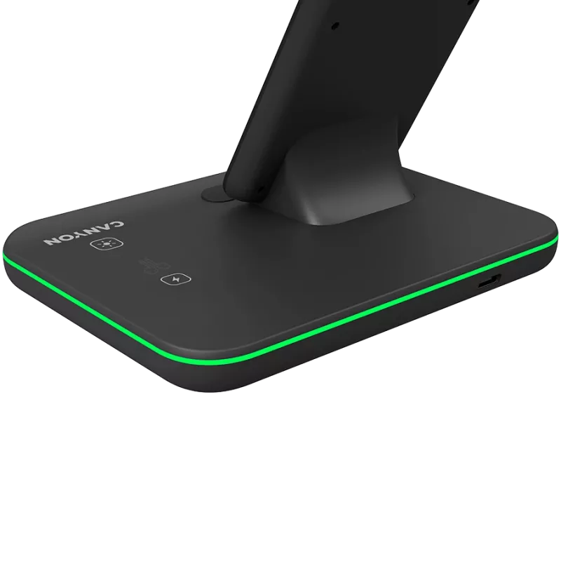 Canyon Caricatore wireless Dock 3in1 QI per Apple 15W nero retail