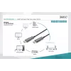 Cavo in fibra ottica ibrida HDMI AOC Digitus AK-330125-100-S