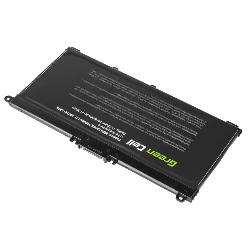 Batteria Green Cell HP145 per HP Pavilion (LiPo 3600 mAh, 11,55 V, nero)