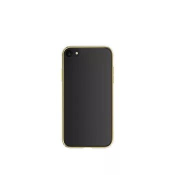 Custodia protettiva Devia Glimmer Series per iPhone SE2, oro, retro rigido in PC