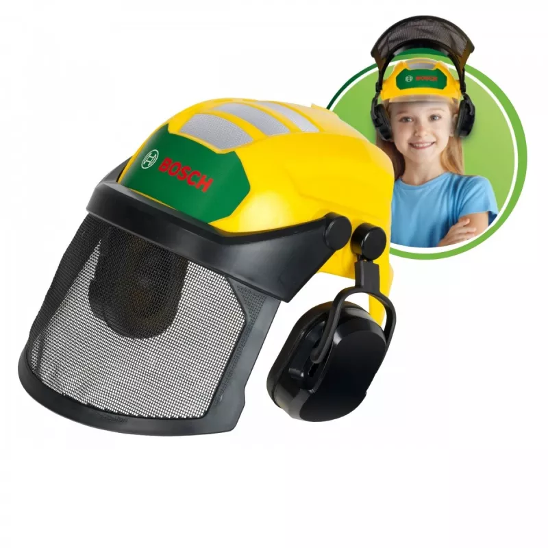 Set boscaiolo in legno per gioco di ruolo per bambini KLEIN modello 8197 — utensili giocattolo per giochi fantasiosi all'aperto e nel bosco