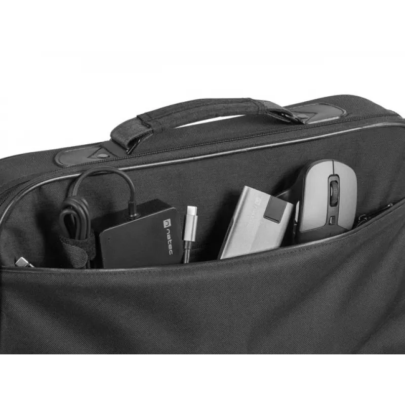 NATEC Impala 2 39,6 cm (15,6 inch) borsa messenger nero, grigio