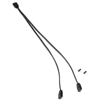 Cavo splitter Kolink ARGB 1-2 30 cm, 5 V, nero