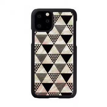 Custodia per cellulare iKins per iPhone 11 Pro – design piramide nero