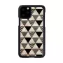 Custodia per cellulare iKins per iPhone 11 Pro – design piramide nero