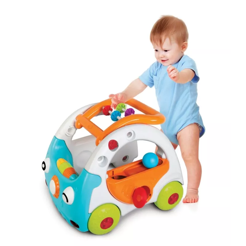 Macchinina sensoriale push 3 in 1