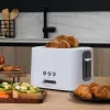 Tostapane Toast&Taste 9000 Double bianco (bianco, 980 Watt, per 2 fette di pane tostato)