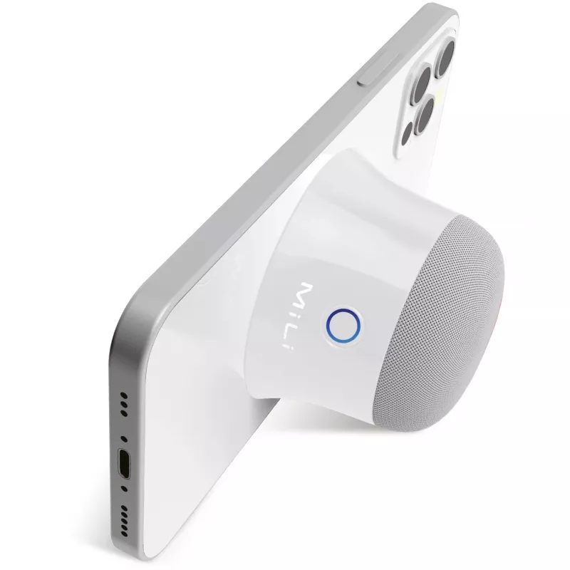 Ultron Mag Soundmate 461891 altoparlante Bluetooth magnetico, 3 W, 420 mAh, bianco