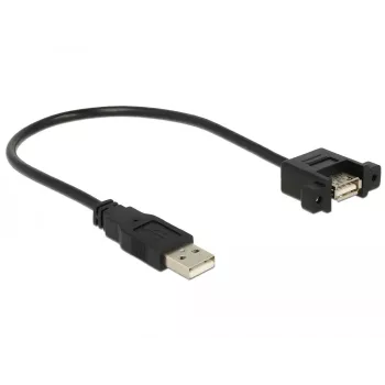 Cavo USB DeLOCK 85462 USB 2.0 0,25 m nero