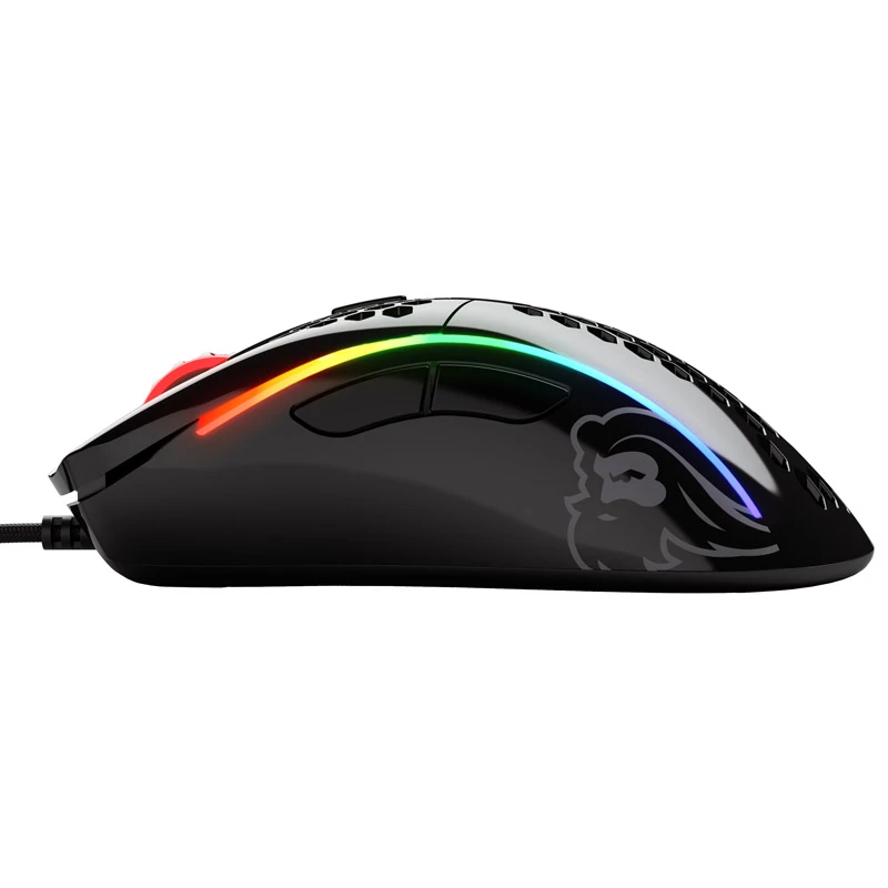 Mouse da gaming Glorious Model D - nero, lucido + tappetino mouse - XL