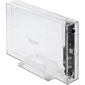 Case HDD/SSD DeLOCK 42623 trasparente 2,5/3,5 inch