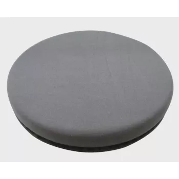 Cuscino rotante SUNDO 46820 supporto seduta ergonomico rotondo portatile, schiuma, Ø400 mm, altezza 50 mm, portata massima 80 kg, grigio