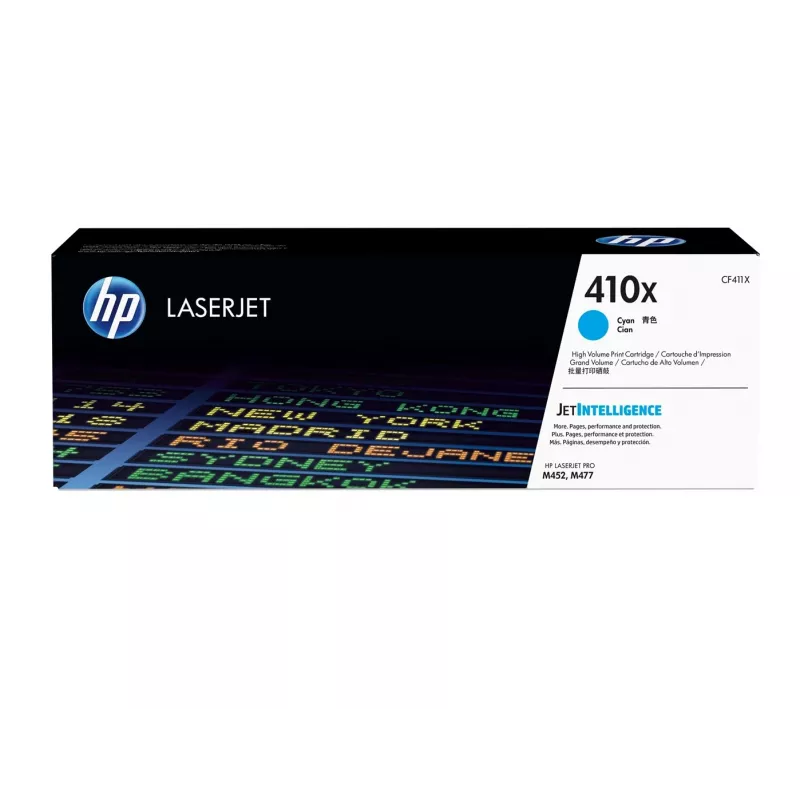 Cartuccia toner originale HP 410X LaserJet ad alta resa ciano