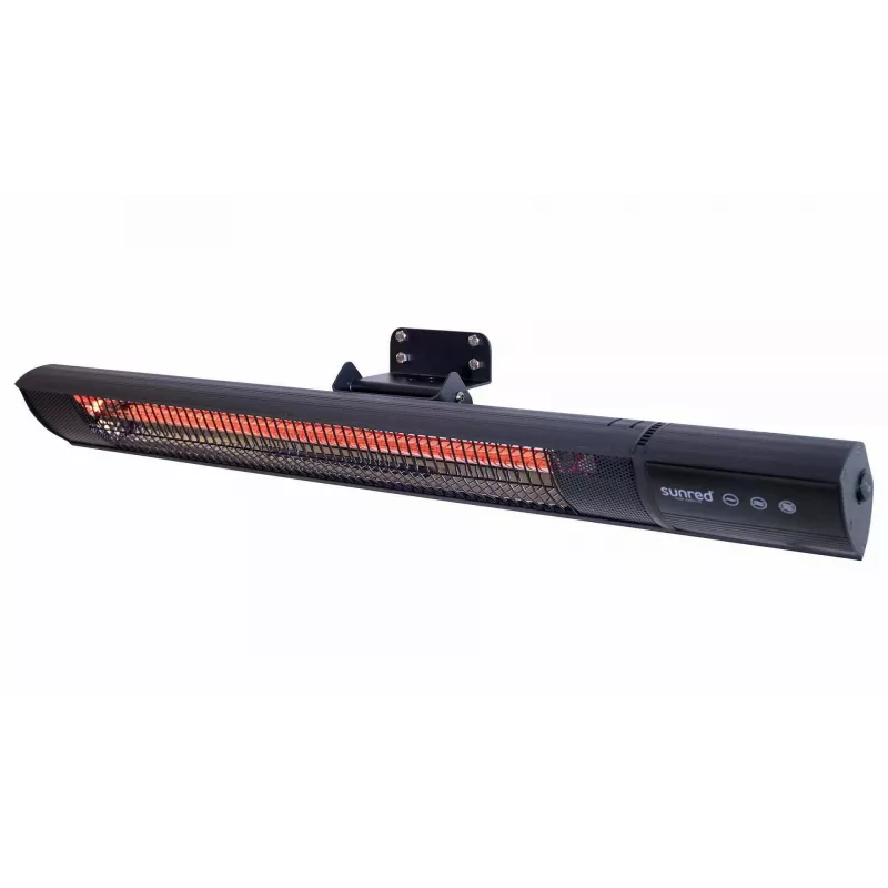Riscaldatore a infrarossi SUNRED RD-DARK-25, 2500 W, montaggio a parete, IP55, nero