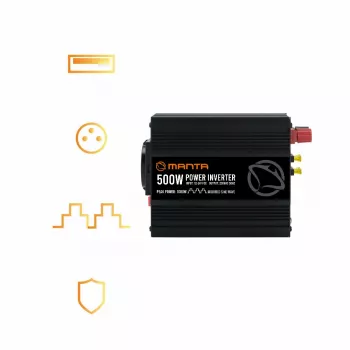 Inverter di potenza MANTA MPI500M 500W potenza continua / 1000W potenza di picco DC a AC