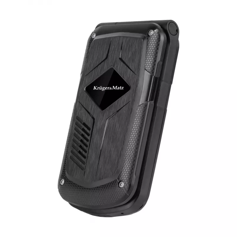 Telefono flip Kruger & Matz Iron 5 Flip KM0466 — Dual-SIM, display 2,4 pollici, IP68/IP69K, 1200 mAh