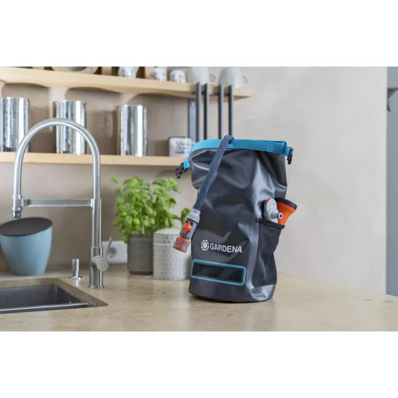 Tubo da giardino Gardena Liano 10 m PVC nero grigio fuori terra